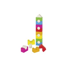 სათამაშო პირამიდა goki Stacking tower, rainbow house 58587