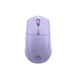 მაუსი SteelSeries Mouse Rival 3 Gen 2, RGB, USB-A/WL/BT, lavender