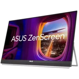 პორტატული მონიტორი Asus Monitor portable 27" ZenScreen MB27ACF HDMI, USB-C, MM, IPS, 2560x1440, 100Hz, sRGB 99%, AdaptiveSync, Pivot, C-Clamp Arm