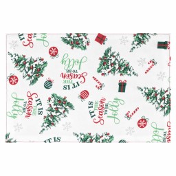 სერვირების ხელსახოცი Ardesto Serving napkin Christmas Tree 30х45cm, 100% polyester, green