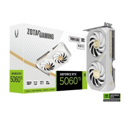 ვიდეო დაფა ZOTAC Graphic Adapter GeForce RTX 5060 Ti 16GB GDDR7 Twin Edge OC White Edition-JUSTSHOP.GE-ზე