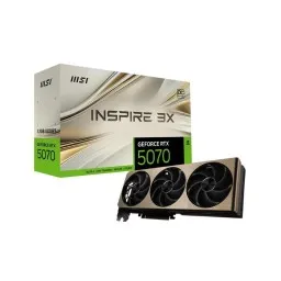 ვიდეო დაფა MSI Graphic card GeForce RTX 5070 12GB GDDR7 INSPIRE 3X OC-JUSTSHOP.GE-ზე