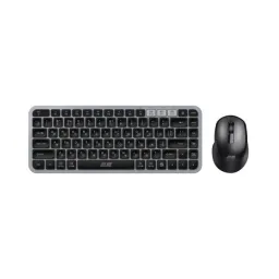 კლავიატურა და მაუსი 2E Combo keyboard and mouse MK430 WL/BT, EN/UK, grey-black-JUSTSHOP.GE-ზე
