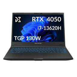 ნოუთბუქი Dream Machines Notebook RG4050-15 15.6FHD IPS, Intel i7-13620H, 16GB, F1TB, NVD4050-6, DOS, black