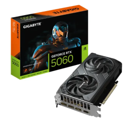ვიდეო დაფა GIGABYTE Graphic Adapter GeForce RTX 5060 8GB GDDR7 WINDFORCE 2 OC MAX