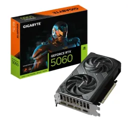 ვიდეო დაფა GIGABYTE Graphic Adapter GeForce RTX 5060 8GB GDDR7 WINDFORCE 2 OC MAX-JUSTSHOP.GE-ზე