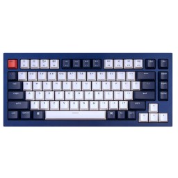 მექანიკური კლავიატურა Keyboard mechanical Keychron Q1 84Key, Gateron G PRO Brown, USB-A, Hot-Swap, QMK, Knob, EN, RGB