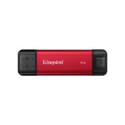 გარე SSD დისკი Portable SSD Kingston 1TB USB 3.2 Gen 2 Dual USB-A R1050/W950MB/s-JUSTSHOP.GE-ზე