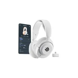 გეიმერული ყურსასმენი SteelSeries Gaming Headset Arctis Nova 5, cross-platform, WL/BT, white