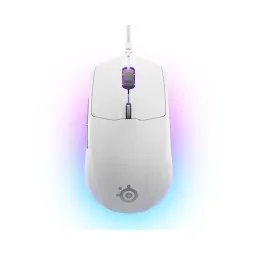 მაუსი SteelSeries Mouse Rival 3 Gen 2, RGB, USB-A, white
