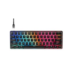 მექანიკური კლავიატურა SteelSeries Keyboard mechanical Apex Pro Mini Gen 3, 75key, OmniPoint 3.0 Adjustable HyperMagnetic Switches, USB-A, EN, RGB, black