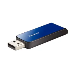 Apacer USB ფლეშ მეხსიერაბის ბარათი 64GB USB 2.0 AH334 Blue-JUSTSHOP.GE-ზე