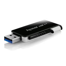 Apacer USB ფლეშ მეხსიერაბის ბარათი 64GB USB 3.0 Type-A AH350 Black