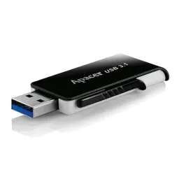 Apacer USB ფლეშ მეხსიერაბის ბარათი 64GB USB 3.0 Type-A AH350 Black-JUSTSHOP.GE-ზე