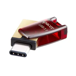 Apacer USB ფლეშ მეხსიერაბის ბარათი USB 3.1 Type-C Mobile Flash Drive AH180 64GB Red RP-JUSTSHOP.GE-ზე