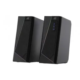 2E Multimedia speaker PCS233 RGB, 2.0, USB, Black-JUSTSHOP.GE-ზე