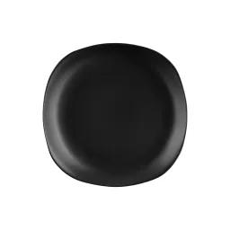 თეფში Ardesto Dinner plate Molize, 27х27 cm, black, ceramics