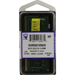 Kingston 8GB 2666MHz DDR4 SO-DIMM Non-ECC CL19 1Rx8-JUSTSHOP.GE-ზე