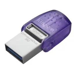 მეხსიერების ბარათი Kingston 128GB USB 3.2 Gen1 + Type-C DT microDuo 3C R200MB/s-JUSTSHOP.GE-ზე
