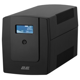 უწყვეტი კვების წყარო 2E DD850, 850VA/480W, LCD, USB, 2xSchuko-JUSTSHOP.GE-ზე
