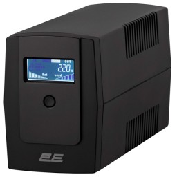 უწყვეტი კვების წყარო 2E DD650, 650VA/360W, LCD, USB, 2xSchuko-JUSTSHOP.GE-ზე