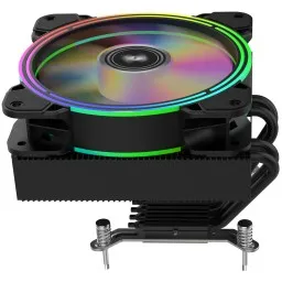 2E GAMING CPU cooler Air Cool AC120T4-ARGB, LGA1700, 1200, 115x, 1366, AM5, AM4, AM3, AM3+, 4pin PWM, 3pin +5VARGB, TDP 130W-JUSTSHOP.GE-ზე