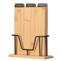 საჭრელი დაფა Ardesto Cutting board set with stand Midori, 3pcs, 23.5х7.5х27cm, bamboo, metal