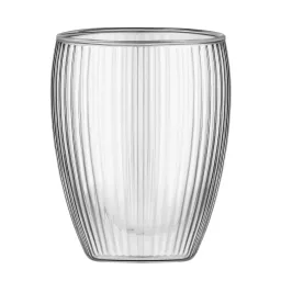 ჭიქა Ardesto Double wall mug set 350ml, 2pcs, borosilicate glass, transparent
