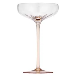 ჭიქების ნაკრები Ardesto Champagne glasses set Black Mars Amber 200ml, 2pcs, glass, transparent-golden-JUSTSHOP.GE-ზე