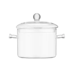 Ardesto Casserole Black Mars, 2l, borosilicate glass