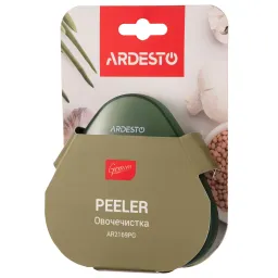 Ardesto Peeler 3 in 1 with case Gemini, stainless steel, plastic, green-JUSTSHOP.GE-ზე