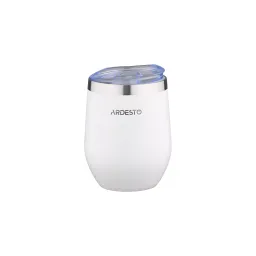 თერმოსი Ardesto Travel mug Compact mug, 350ml, stainless steel, white-JUSTSHOP.GE-ზე