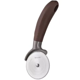 პიცის საჭრელი დანა Ardesto Pizza knife Gemini, 20cm, stainless steel, plastic, gray-brown-JUSTSHOP.GE-ზე