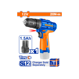 Li-Ion ელ. ხრახნდამჭერი 12V USB-Type-C (WCDS520)-JUSTSHOP.GE-ზე