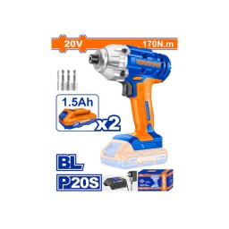 Lithium-Ion უნახშირო ელ.ქანჩის მოსახსნელი 20V-170NM (WCD2512)-JUSTSHOP.GE-ზე