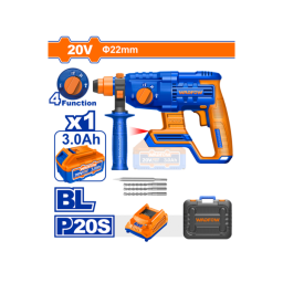 Li-Ion ელ. პნევმატური დრელი (პერფორატორი) 2.0J-20V (WLM1522)-JUSTSHOP.GE-ზე