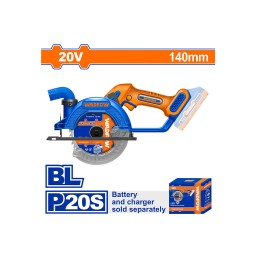Li-Ion უნახშირო ცირკული ხერხი 140mm 20V (WLWP5630)-JUSTSHOP.GE-ზე