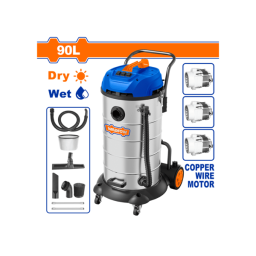 მტვერსასრუტი 3X1200w/90L (WVR5A90)-JUSTSHOP.GE-ზე