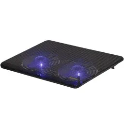 2E ნოუთბუქის სადგამი GAMING Laptop stand CPG-001, up to 14, 1xUSB-A, Blue LED, black-JUSTSHOP.GE-ზე