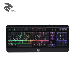 2E გეიმინგ კლავიატურა KG320 LED USB Black Ukr