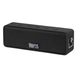 2E პორტატული Bluetooth დინამიკი Portable Speaker SoundXBlock Wireless Waterproof Black-JUSTSHOP.GE-ზე