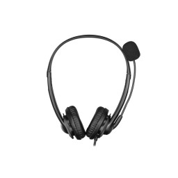 2E ყურსასმენები PC headset stereo On-ear CH11 USB, omni-mic, 2m, black
