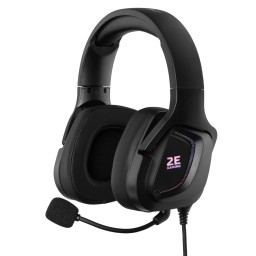 2E ყურსასმენი GAMING Headset HG340, mini-jack/dual 3.5mm, RGB, 2m, black