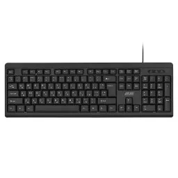 2E კლავიატურა KS108 USB Black-JUSTSHOP.GE-ზე