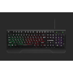2E გეიმინგ კლავიატურა KG310 LED USB Black Ukr-JUSTSHOP.GE-ზე