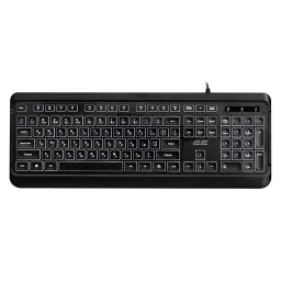 2E კლავიატურა KS120 White backlight USB Black-JUSTSHOP.GE-ზე