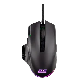2E გეიმინგ მაუსი Gaming Mouse MG330 RGB USB Black-JUSTSHOP.GE-ზე