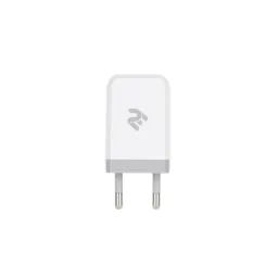 2E მობილური დამტენი Wall Charge USB Charger USB:DC5V/2.1A, white-JUSTSHOP.GE-ზე