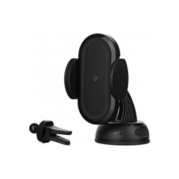 2E Car Windsheild/airvent Wireless Charger(3in1), 10W, black-JUSTSHOP.GE-ზე