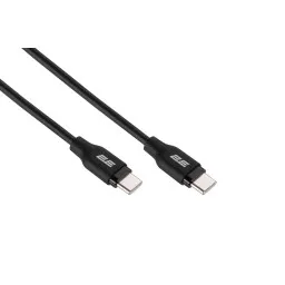 2E კაბელი Сable USB-C > charge/data, 1m, 60W Type-C, Glow, black-JUSTSHOP.GE-ზე